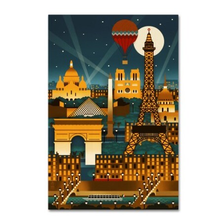 Trademark Fine Art Lantern Press 'Travel 130' Canvas Art, 16x24 ALI09917-C1624GG